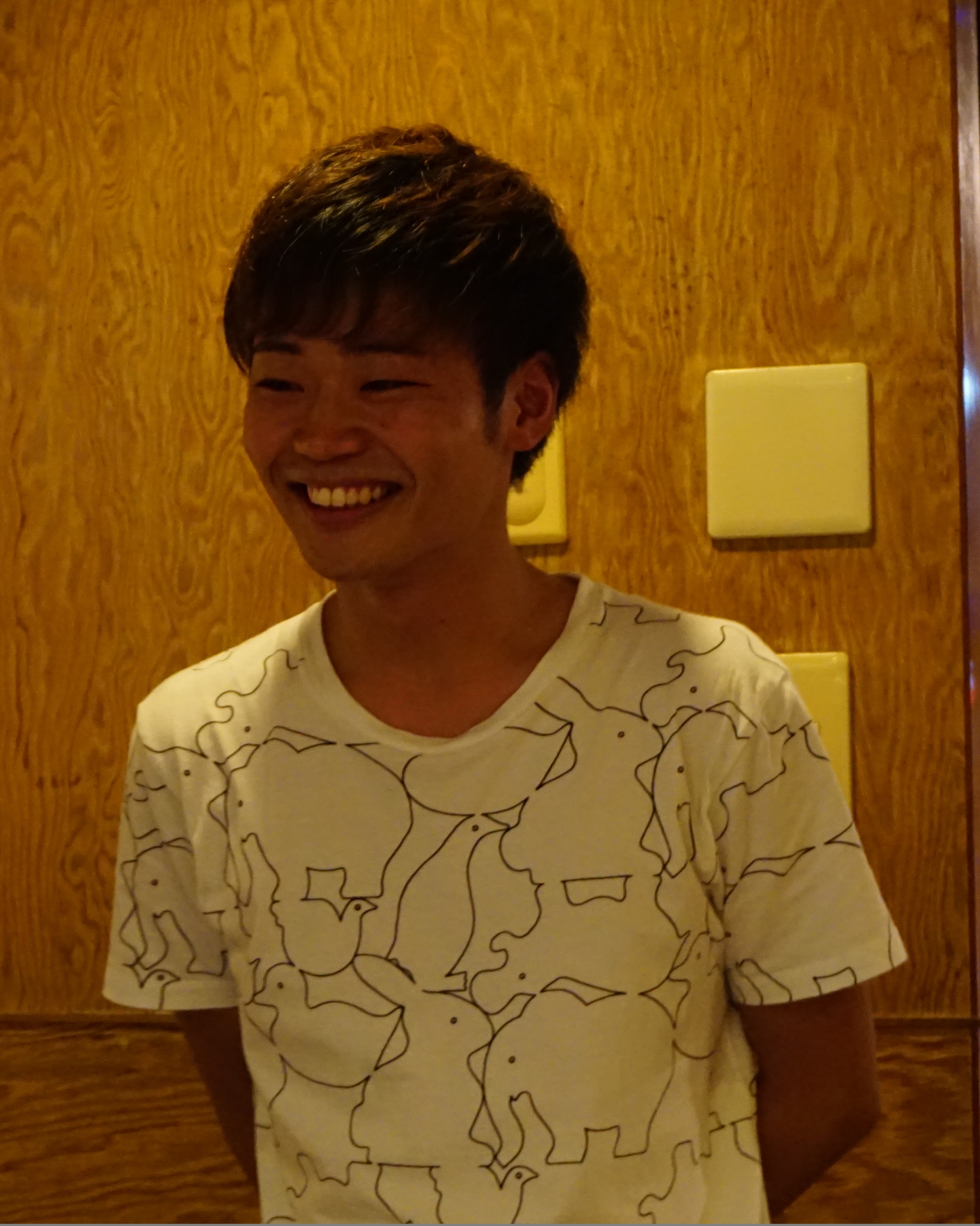 橋本君「早く研究がしたいです．」