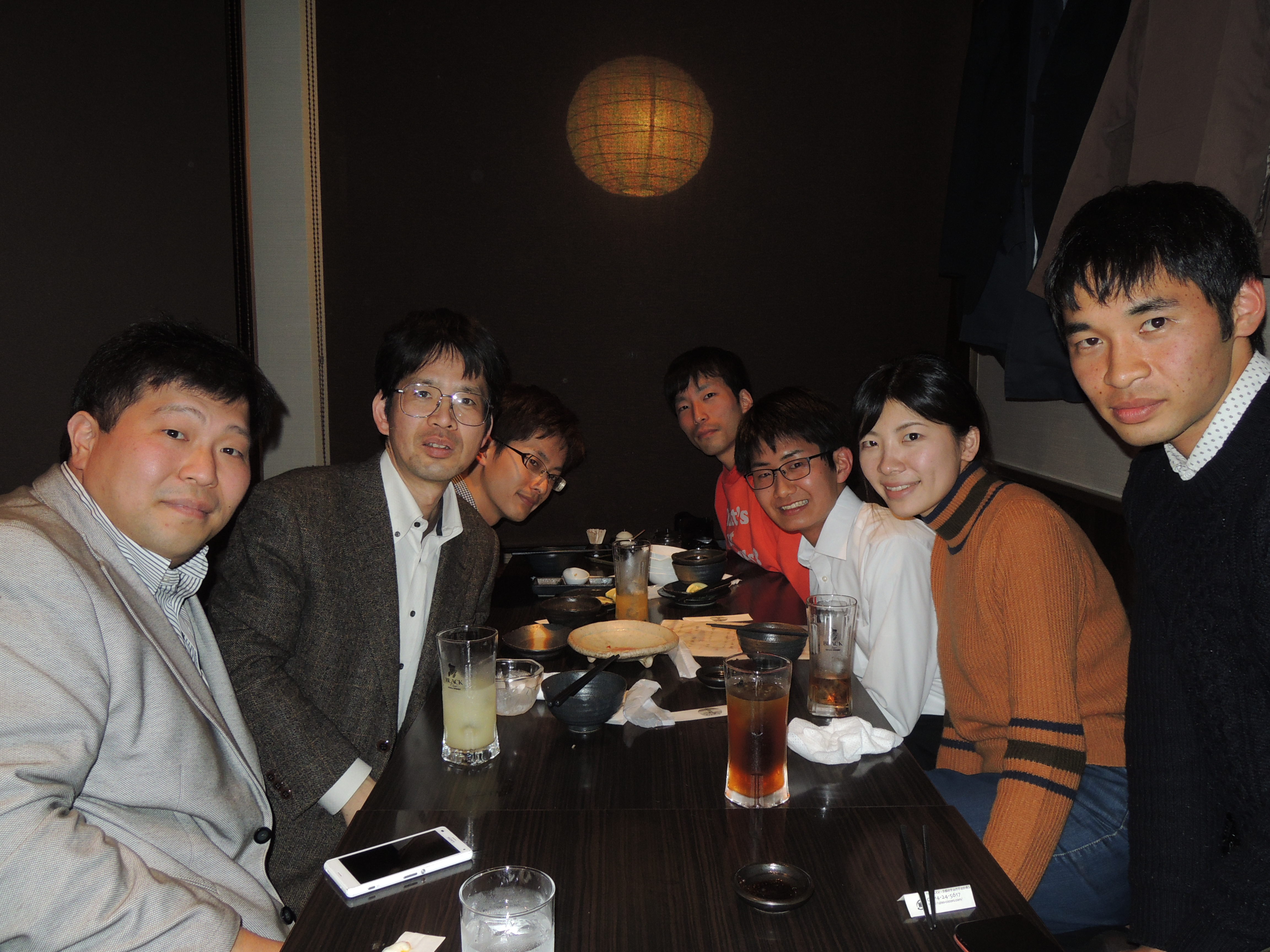 講義後の懇親会